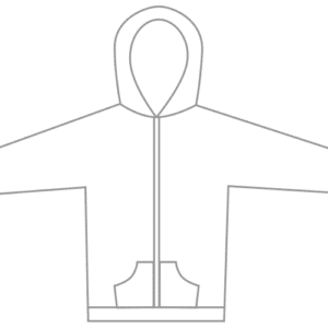 hoodie template templates zipper